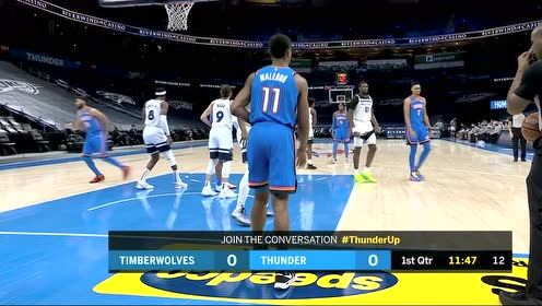 【NBA集錦】復(fù)出狀態(tài)真不錯(cuò) 亞歷山大底角三分發(fā)炮