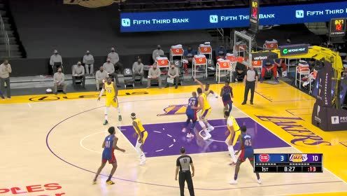 【NBA集锦】许久不见的内线搏斗 普拉姆利脚步单吃小加