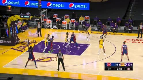 【NBA集锦】普拉姆利直接撞翻浓眉 国手对话强势取胜扩大领先优势
