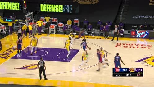 【NBA集锦】约什杰克逊骑马射箭3.1秒扳平湖人！真乃下半场的关键先生！