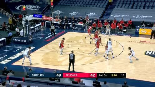 【NBA集锦】埃尔南戈麦斯霸气补扣 莫兰特三分一剑封喉