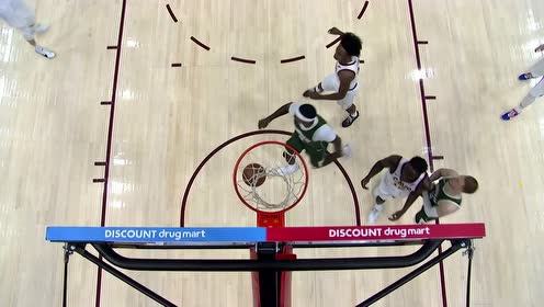 【NBA集錦】聯(lián)盟推反擊第一人 字母哥從后場到前場大步堪比博爾特