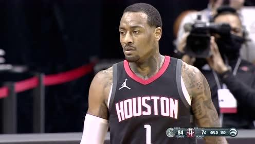 【NBA集錦】沃爾堅(jiān)決突擊內(nèi)線 腳下被絆踉蹌打成2+1