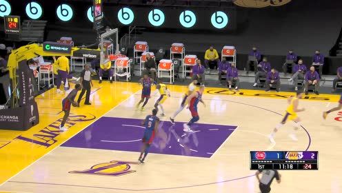 【NBA集锦】AD开场气势真足 首节统治内线狂掠12分