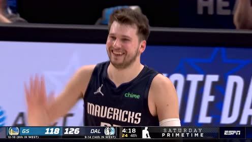 【NBA集锦】东契奇vs勇士集锦 爆砍42+7+11对飙三分毫不手软