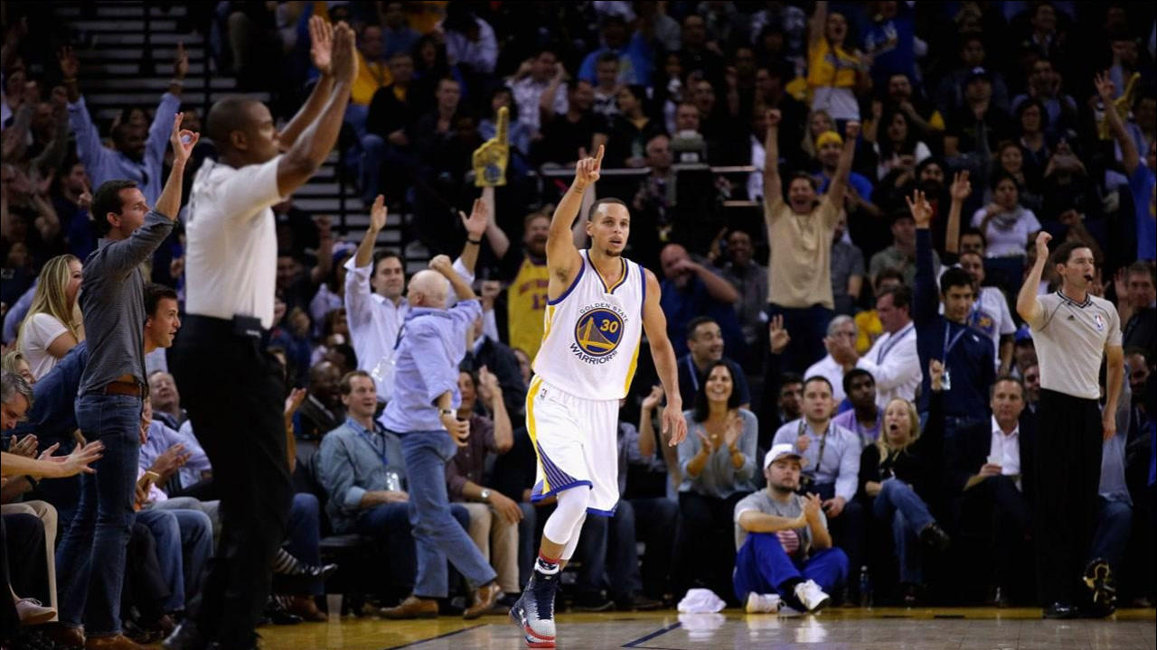 【NBA集锦】出来看日天!库里生涯8次50+最佳进球 阿杜才7次