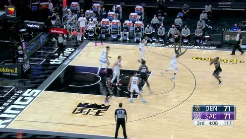【NBA集錦】約基奇不停球喂餅漢普頓 巴恩斯三分出手一箭穿心
