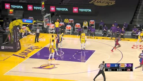 【NBA集锦】格兰特vs湖人集锦 屡屡单打詹姆斯虽败犹荣