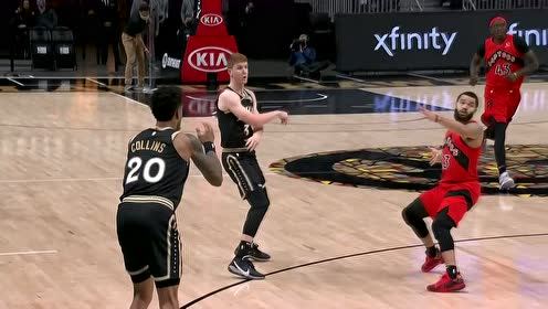 【NBA集锦】卡佩拉不讲理封盖西卡 转换进攻跳投命中