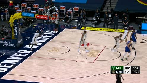 【NBA集錦】還是老套路！米德爾頓助飛字母哥空接暴扣打停對手