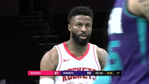 【NBA录像回放 原声】火箭vs黄蜂第4节 英文原声回放