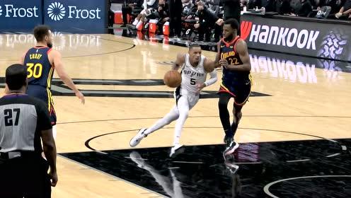 【NBA集锦】这次真的不是故意的 穆雷小腹撞倒格林大腿痛苦倒地