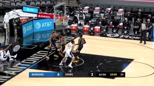 【NBA集锦】穆雷防守极其专注 抢断快下虽遭封盖但约翰逊跟进补篮