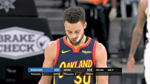 【NBA集锦】你必须永远信任他！库里招牌后撤步三分欲逆天改命