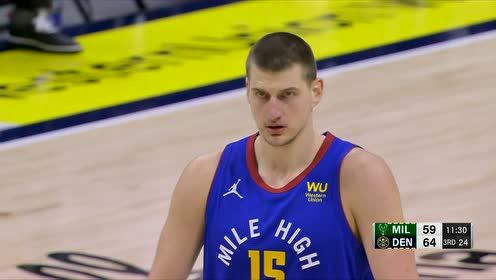 【NBA集锦】没点技术真不行！约老师不看人妙传篮下米尔萨普空中上演鲤鱼打挺