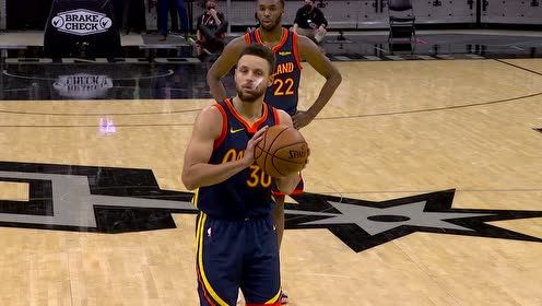 【NBA集锦】这是在玩2k？库里罚球被打断搞笑抽搐