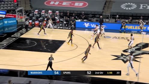 【NBA集锦】一盯四联起效果 马刺成功防守之后再打团队配合