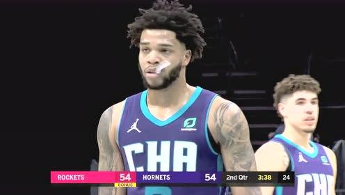 【NBA集錦】一個(gè)加速沖破火箭防線 布里奇斯豪橫騎馬射箭打進(jìn)2+1