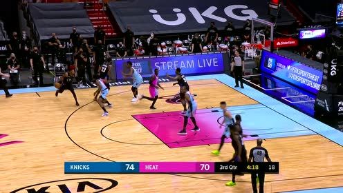 【NBA集锦】本赛季个人首记三分 巴特勒张弓拉箭正中靶心