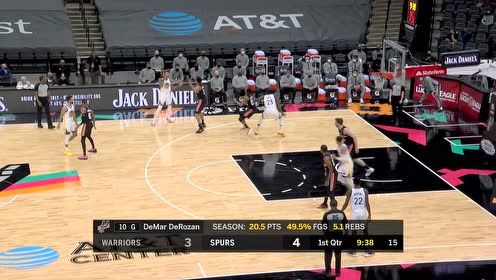 【NBA集錦】古典后衛(wèi)集大成者 德羅贊連續(xù)突破中距離命中