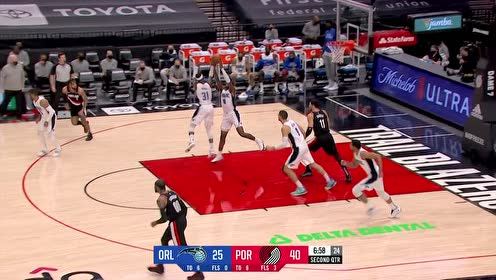 【NBA集锦】追身三分风轻云淡 培根外线开火轰炸篮筐