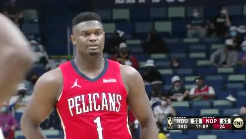 【NBA集錦】火箭vs鵜鶘第3節(jié)英文原聲回放