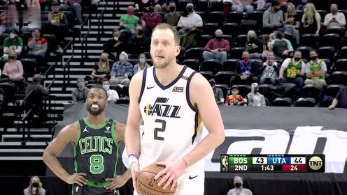 【NBA集锦】塔图姆这上篮我真没见过 左手右手慢动作防守人毫无办法