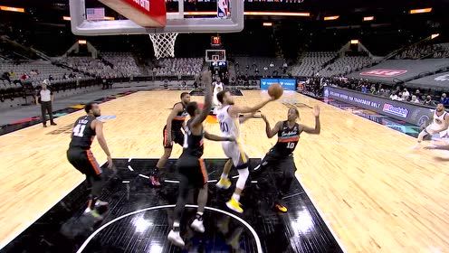 【NBA集錦】凌波微步葉底穿花 庫(kù)里極速上籃回頭望月