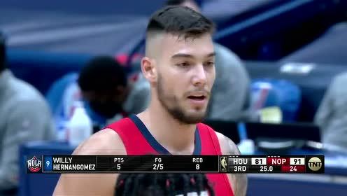 【NBA集錦】火箭vs鵜鶘第3節(jié)中文解說回放
