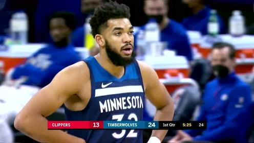 【NBA集锦】跟队友融入的真快 唐斯高位策应送出妙传