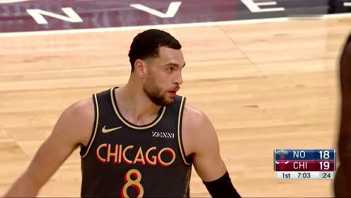 【NBA集锦】锡安上篮惨遭封盖 拉文反击疾风迅雷上演真正的技术