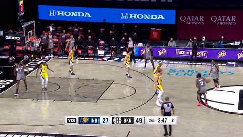 【NBA集錦】螳螂捕蟬黃雀在后 哈登見縫插針高拋慘遭特納蓋帽
