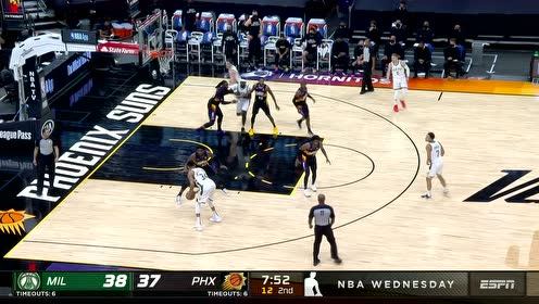 【NBA集錦】強(qiáng)強(qiáng)對(duì)話火力全開 字母哥干拔中投回應(yīng)保羅
