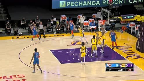 【NBA集锦】脚步美轮美奂 贝兹利欧洲步上篮轻松写意