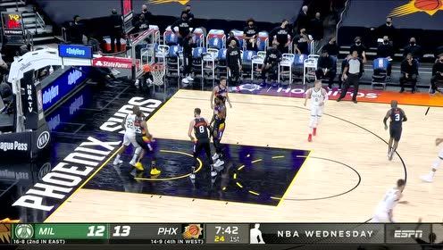 【NBA集錦】保羅撤步中投秀操作 福布斯大號(hào)三分打進(jìn)毫不示弱