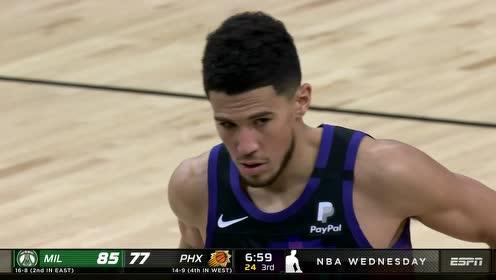 【NBA集錦】布克無視防守掛人2+1 字母哥橫空出世空接炸筐