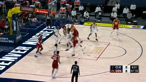 【NBA集锦】米尔萨普眼疾手快抢断阿伦 巴顿强碾内线跳投命中