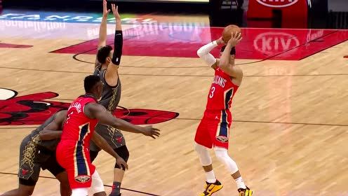 【NBA集锦】突进去就没人能挡 锡安招牌碾压式上篮真的强