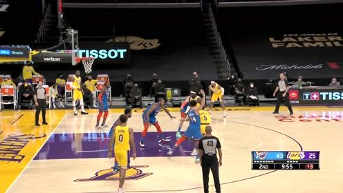 【NBA集锦】保留节目 塔克助飞詹姆斯空切暴扣