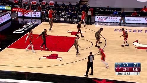 【NBA集锦】莺歌稳健串联全队 球哥三分二连击巩固领先优势
