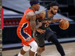 NBA常规赛：半场战罢，鹈鹕以74-66领先公牛8分