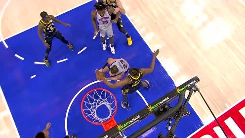 【NBA集锦】今天打得很兴奋 格里芬转身过人后仰抛投