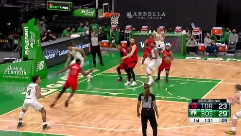 【NBA集錦】不能辜負大哥的美意！普里查德接塔圖姆妙傳連續(xù)命中三分