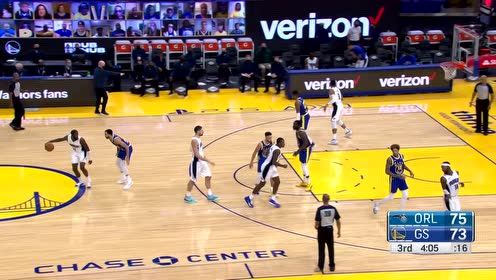 【NBA集锦】燃起来了!格林欧洲步上篮再现招牌庆祝