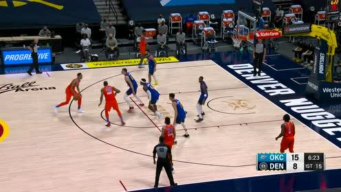 【NBA集锦】大中锋带队反击 约老师击地连线穆雷快攻得手