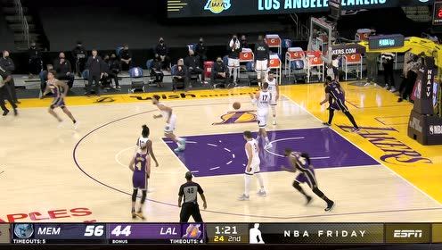 【NBA集锦】詹眉连线!老汉回传喂饼戴维斯滑翔暴扣