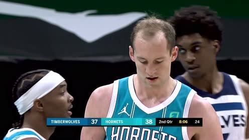 【NBA集锦】海沃德击地妙传助攻 泽勒空切拿下2+1
