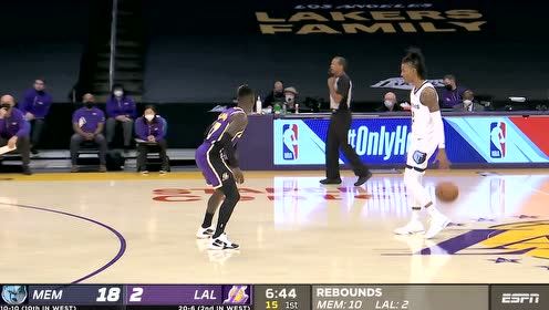 【NBA集锦】默契的就不谈 瓦兰&莫兰特撞墙式配合
