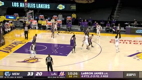 【NBA集锦】连续过人突破!詹姆斯写意高手上篮得分