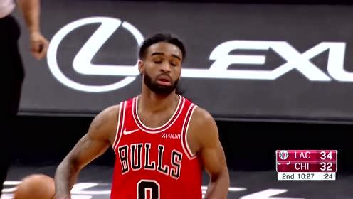 【NBA集錦】打你一個(gè)措手不及 懷特展翅翱翔飛身劈扣
